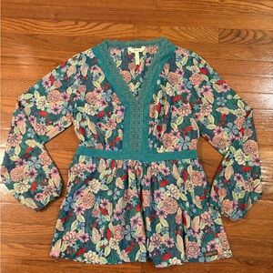 Matilda Jane floral blouse Size L